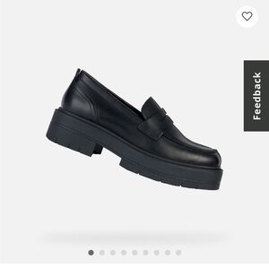 GEOX Bleyze Black Loafers